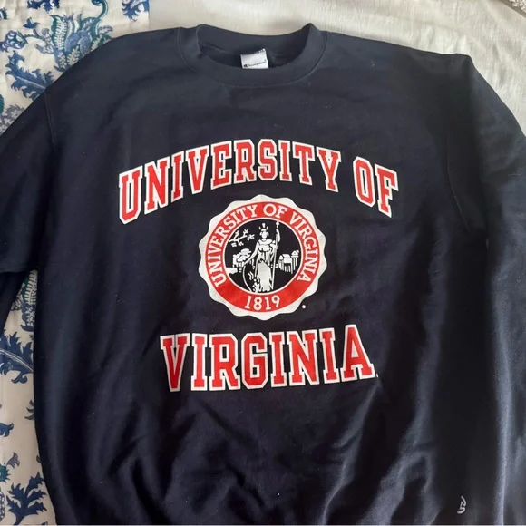 UVA navy crewneck sweatshirt - Picture 1 of 3